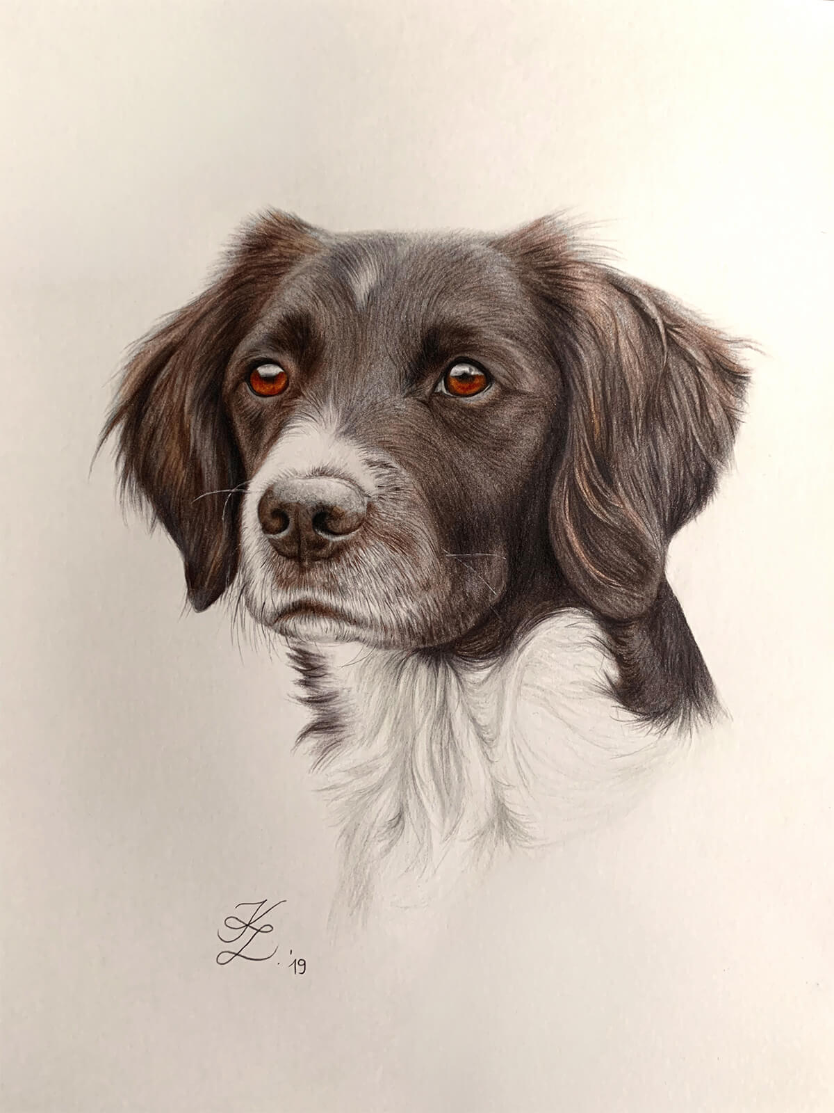 Pastellgemälde Kleiner Münstlerländer